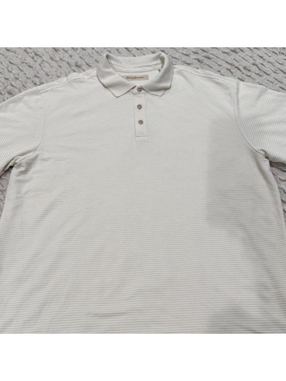Tommy Bahama Men's XL Striped Polo Shirt